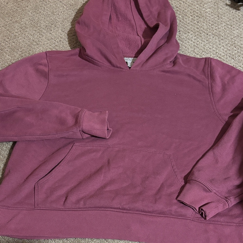 12Thompson  Women’s Dusty Rose Pullover Hoodie SZ L